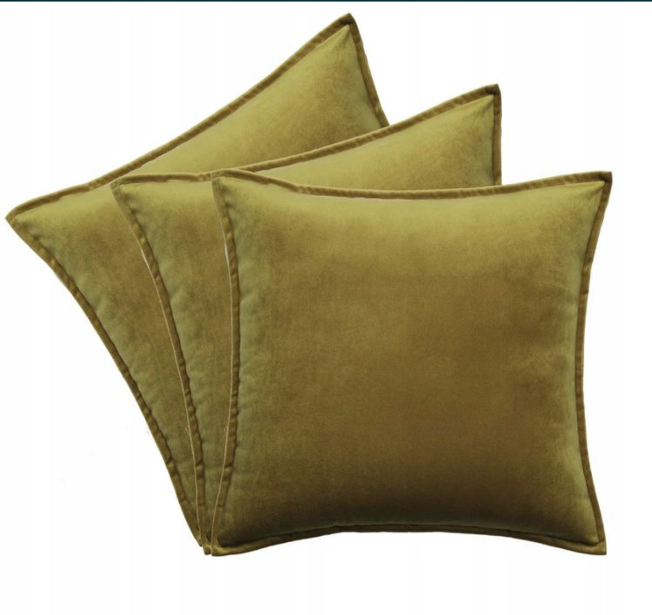 poszewki na poduszki 3szt 50x50 kolor olivgruen