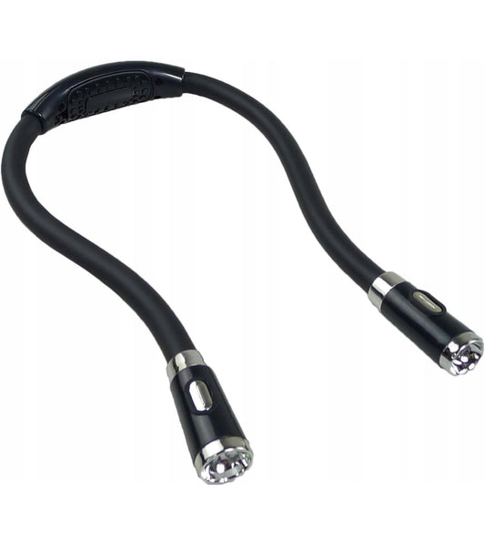 Lampka LED do czytania na szyję – elastyczna i przenośna