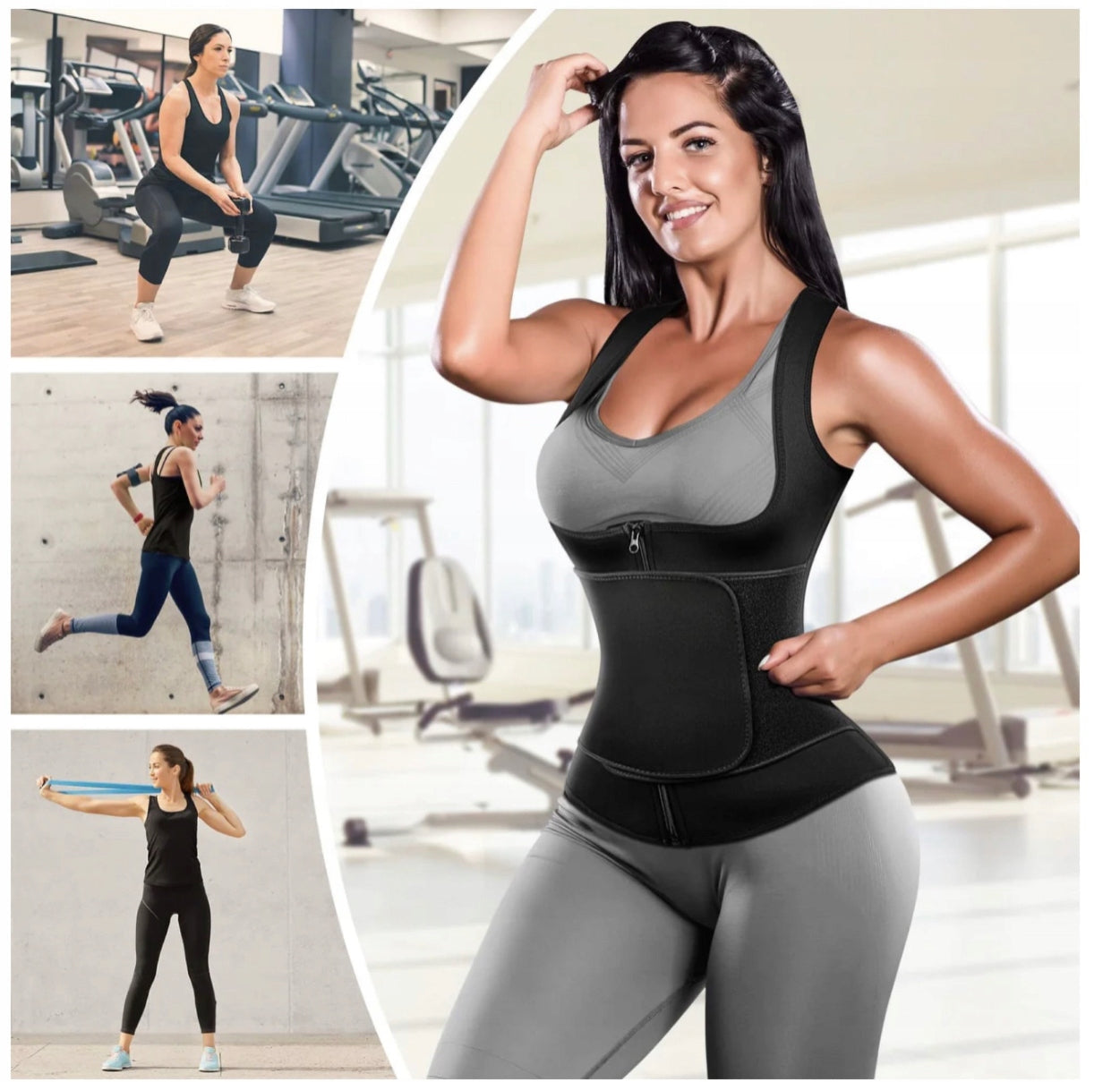 Pas wyszczuplający fitnes sauna efekt CIMKIZ r. XXL