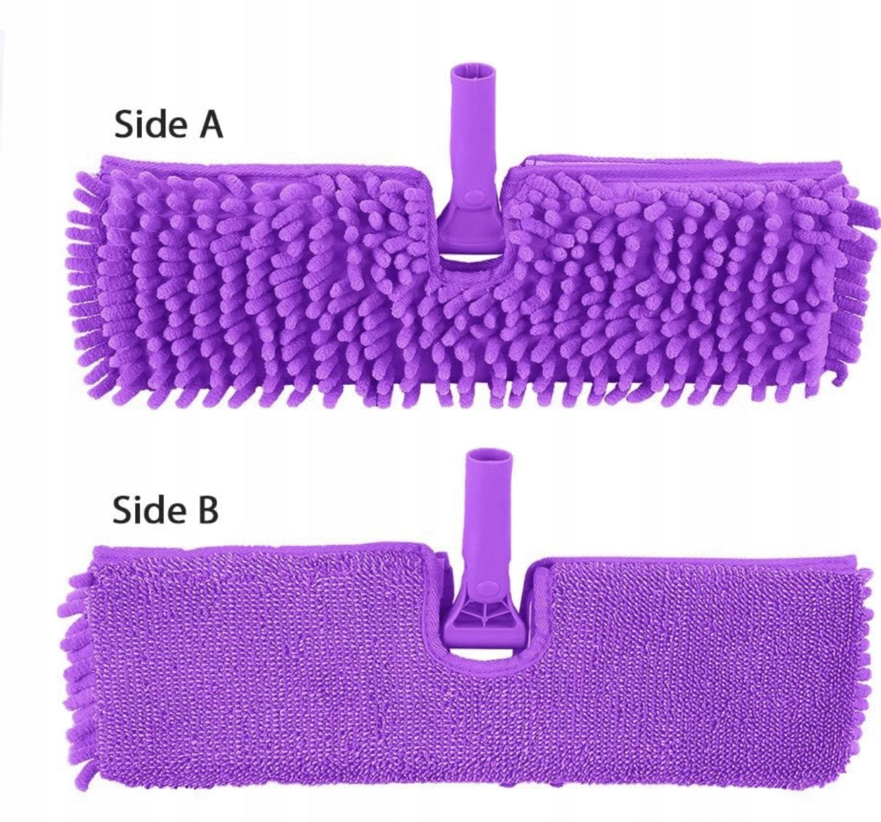 Wkład do mopa płaski wsuwany dwustronny z mikrofibry