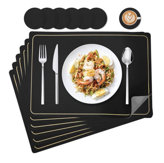 Podkładki na stół ze sztucznej skóry