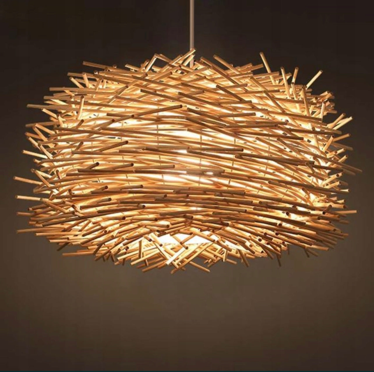 Ręcznie tkana lampa wisząca w stylu boho lampa wisząca vintage