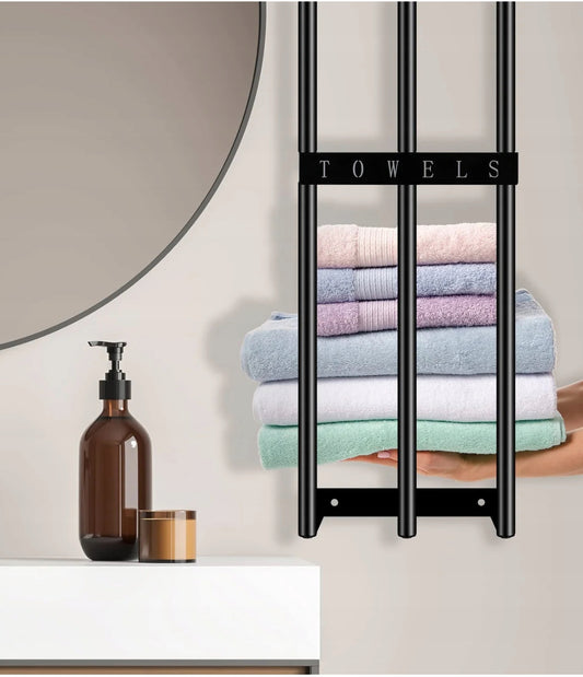 wieszak stojak na reczniki styl loft mocowany do ściany